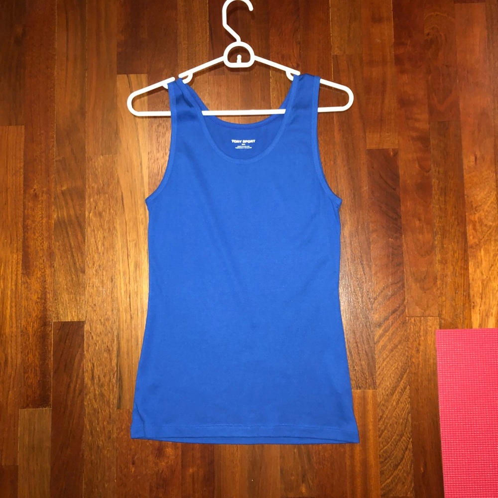 New condition Blue Tory Burch Tank Top Size Medium